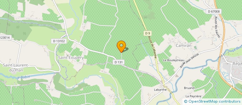 localisation de l'entreprise MONSIEUR PATRICK DUPUCH  SAINT-EXUPERY