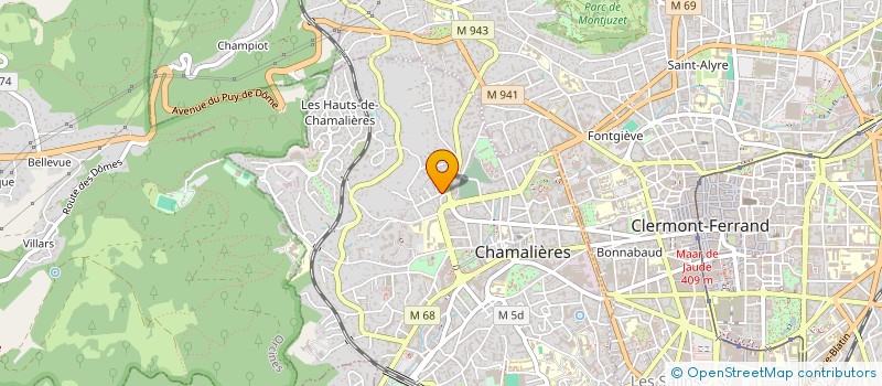 localisation de l'entreprise MONSIEUR PATRICK DURAN  CHAMALIERES