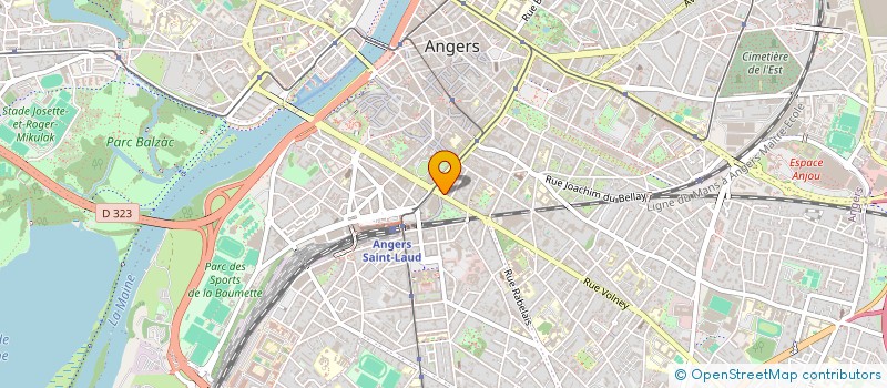 localisation de l'entreprise MONSIEUR PATRICK DURAND à ANGERS