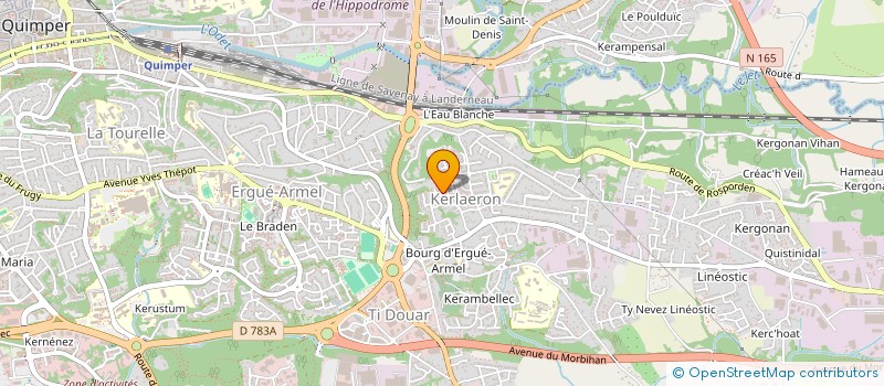 localisation de l'entreprise MONSIEUR PATRICK DURAND à QUIMPER