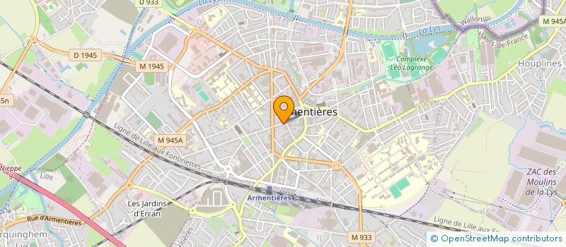 localisation de l'entreprise MONSIEUR PATRICK DURANDEAU à ARMENTIERES