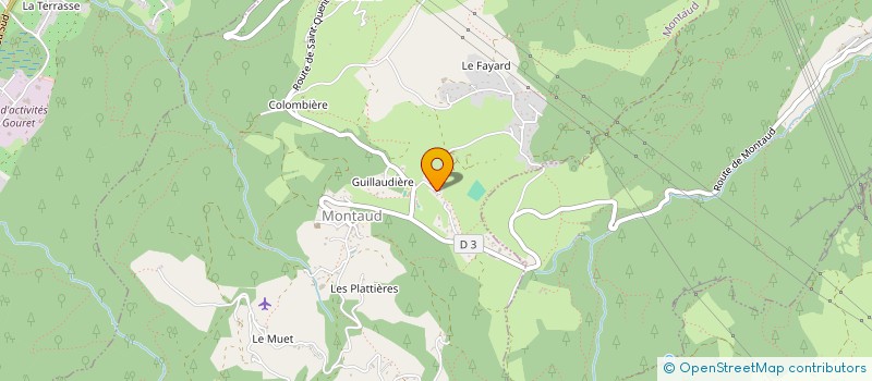 localisation de l'entreprise MONSIEUR PATRICK DUREAULT  MONTAUD