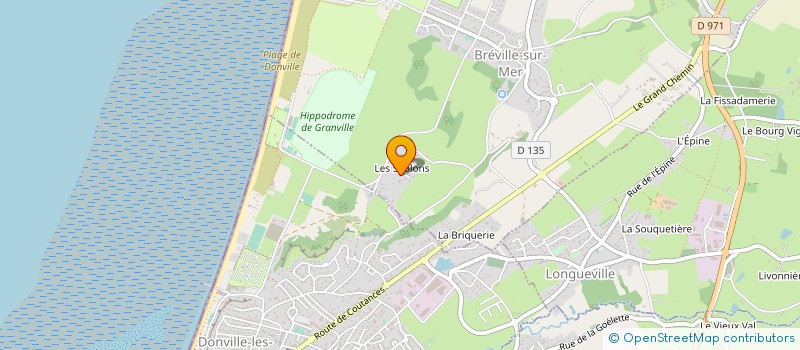 localisation de l'entreprise MONSIEUR PATRICK DURET  BREVILLE-SUR-MER