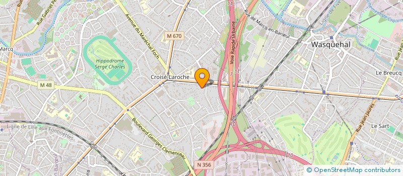 localisation de l'entreprise MONSIEUR PATRICK DURETZ à MARCQ-EN-BARŒUL
