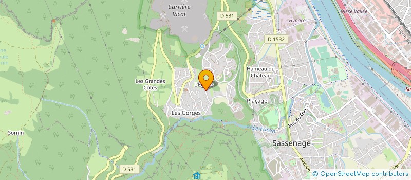 localisation de l'entreprise MONSIEUR PATRICK DUROYAUME à SASSENAGE