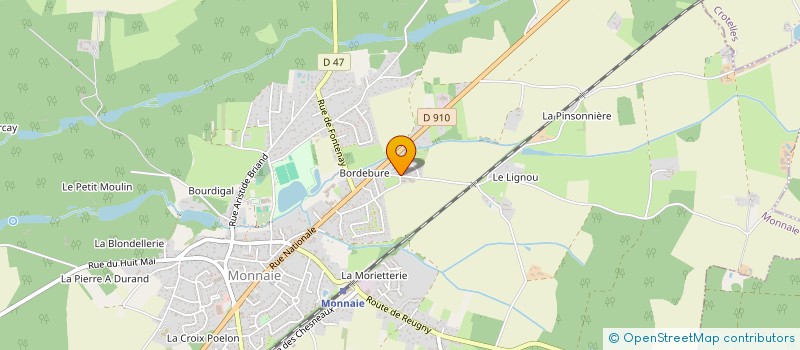 localisation de l'entreprise MONSIEUR PATRICK DUTHEIL  METTRAY