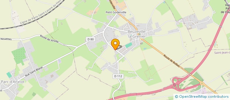 localisation de l'entreprise MONSIEUR PATRICK DUTOT  BEUZEVILLE-LA-GRENIER