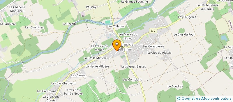 localisation de l'entreprise MONSIEUR PATRICK DUVEAU à LIGNIERES-DE-TOURAINE