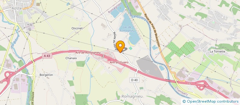 localisation de l'entreprise MONSIEUR PATRICK DUVERT à ROMAGNIEU