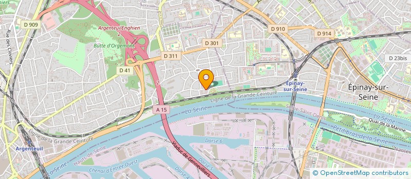 localisation de l'entreprise MONSIEUR PATRICK DUVIGNEAU  ARGENTEUIL