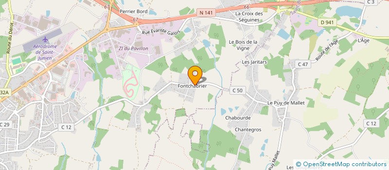 localisation de l'entreprise MONSIEUR PATRICK EBNER à SAINT JUNIEN