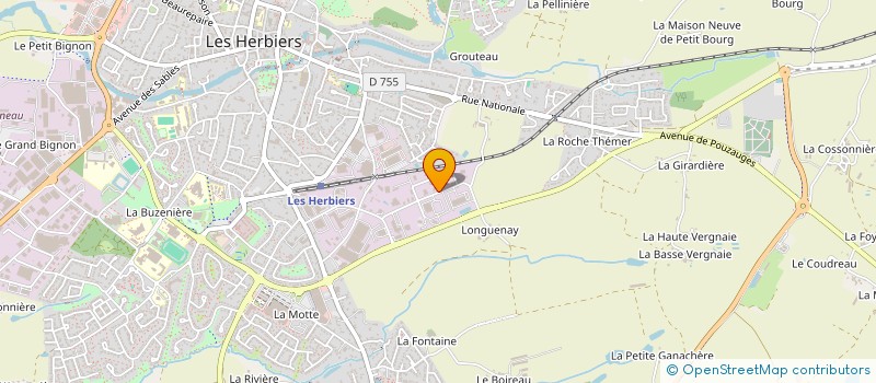 localisation de l'entreprise MONSIEUR PATRICK ECHASSERIEAU à LES HERBIERS