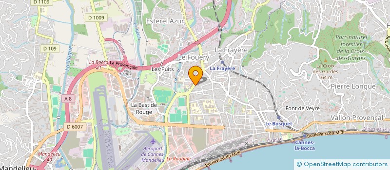 localisation de l'entreprise MONSIEUR PATRICK EDELGA à CANNES