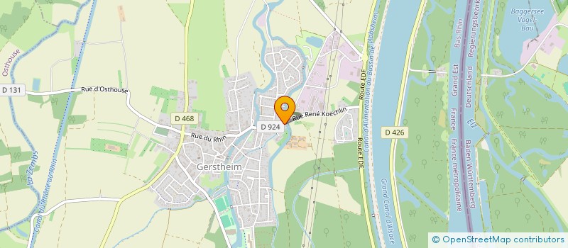 localisation de l'entreprise MONSIEUR PATRICK EGGERMANN  GERSTHEIM