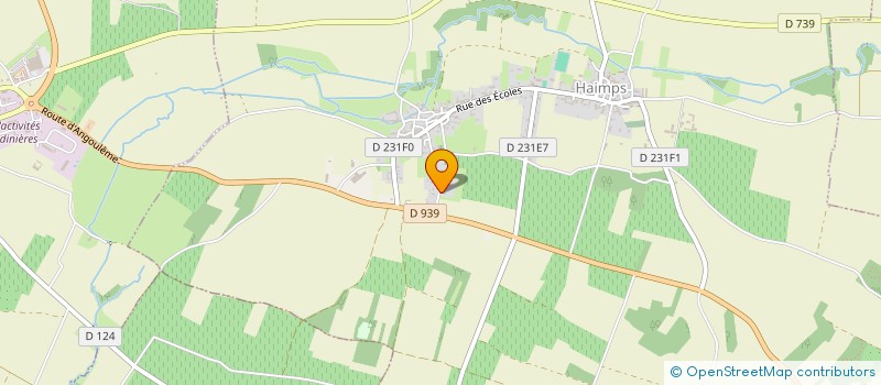 localisation de l'entreprise MONSIEUR PATRICK EGRETEAU  HAIMPS