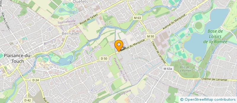 localisation de l'entreprise MONSIEUR PATRICK EKET  TOURNEFEUILLE