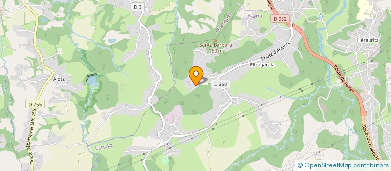 localisation de l'entreprise MONSIEUR PATRICK ELIS  USTARITZ