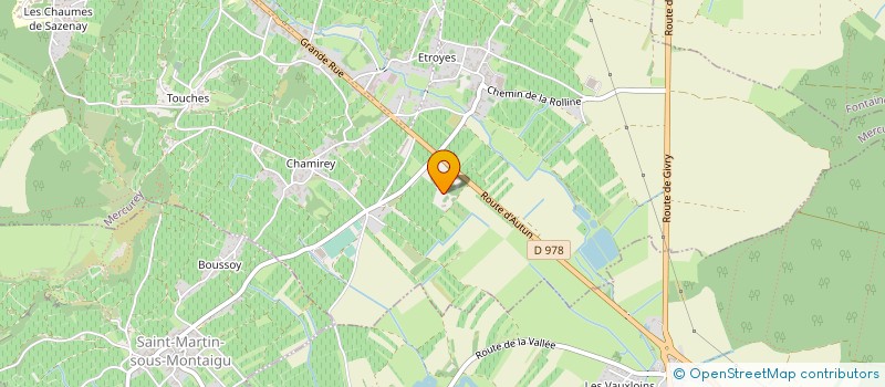 localisation de l'entreprise MONSIEUR PATRICK ELLIS  MERCUREY