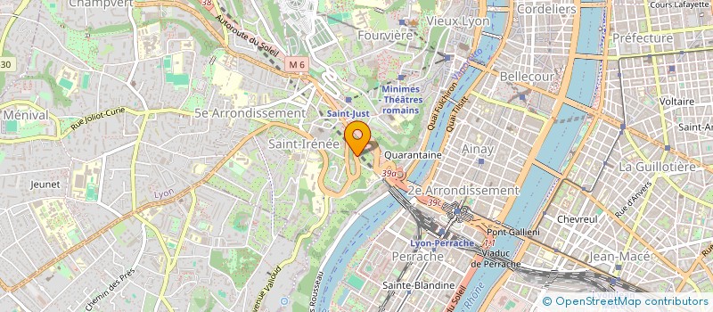 localisation de l'entreprise MONSIEUR PATRICK EMIN  LYON 5EME