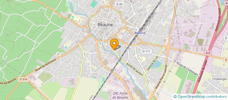 localisation de l'entreprise MONSIEUR PATRICK ENJOLRAS  BEAUNE