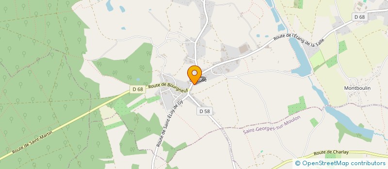 localisation de l'entreprise MONSIEUR PATRICK ENRICO  SAINT MARTIN D'AUXIGNY