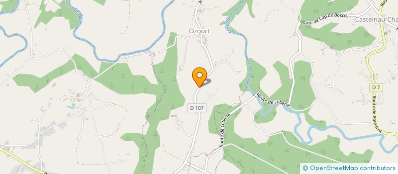 localisation de l'entreprise MONSIEUR PATRICK EON  OZOURT