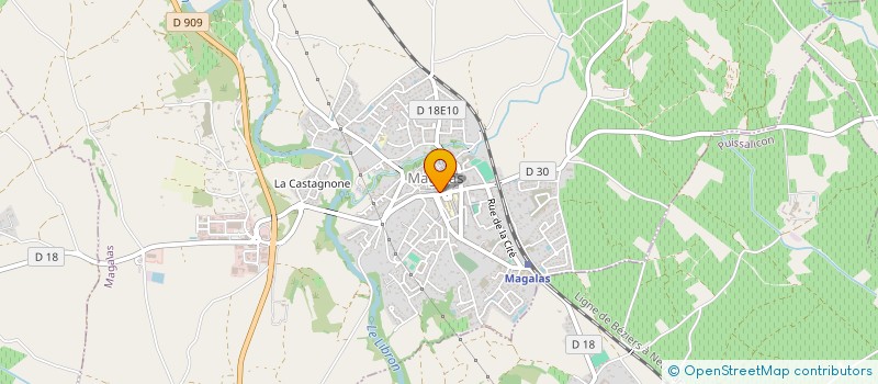 localisation de l'entreprise MONSIEUR PATRICK ESCAPA à MAGALAS