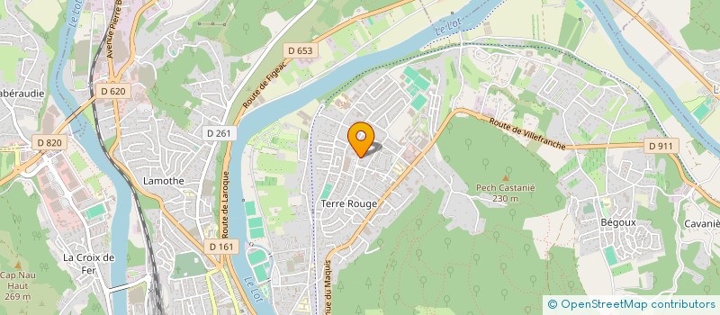 localisation de l'entreprise MONSIEUR PATRICK ESCOBAR  CAHORS