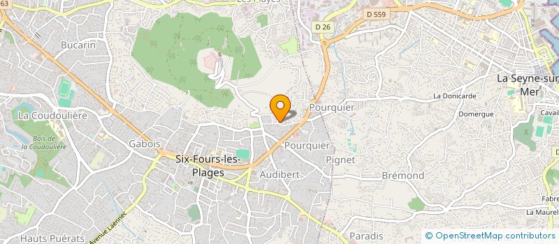 localisation de l'entreprise MONSIEUR PATRICK ESCUDERO à SIX-FOURS-LES-PLAGES