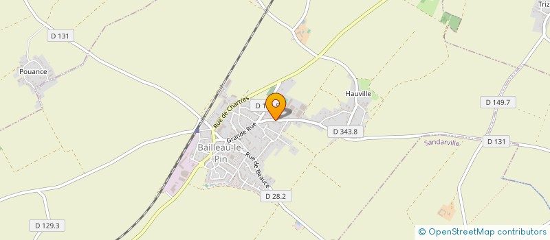 localisation de l'entreprise MONSIEUR PATRICK ESNAULT à BAILLEAU-LE-PIN
