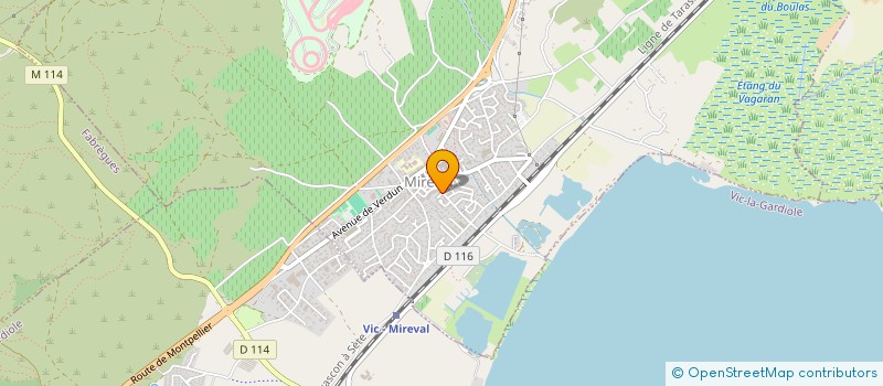 localisation de l'entreprise MONSIEUR PATRICK ESTEVE à FRONTIGNAN