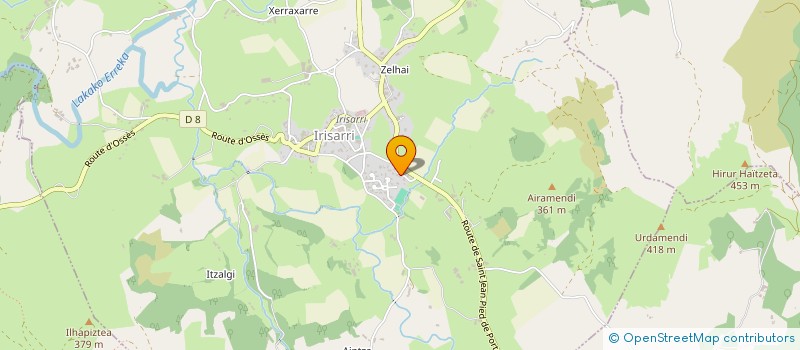 localisation de l'entreprise MONSIEUR PATRICK ETCHEMENDY  SAINT MARTIN D'ARROSSA