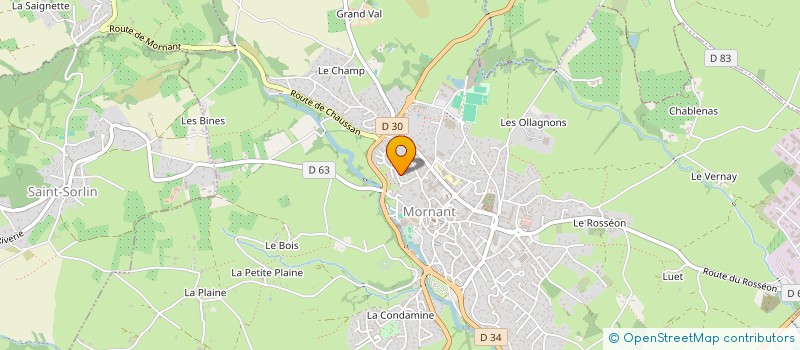 localisation de l'entreprise MONSIEUR PATRICK EUGENE GYAPAY à MORNANT