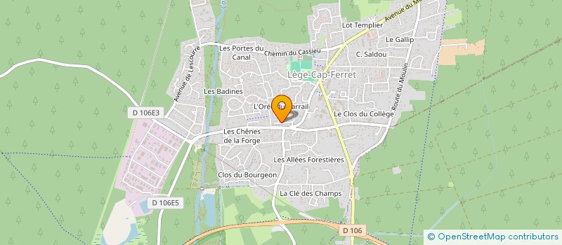 localisation de l'entreprise MONSIEUR PATRICK EVEN  LEGE-CAP-FERRET