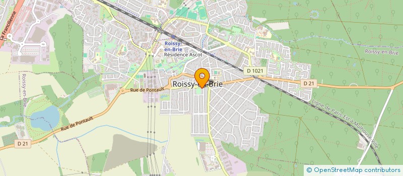 localisation de l'entreprise MONSIEUR PATRICK EVRARD  ROISSY-EN-BRIE