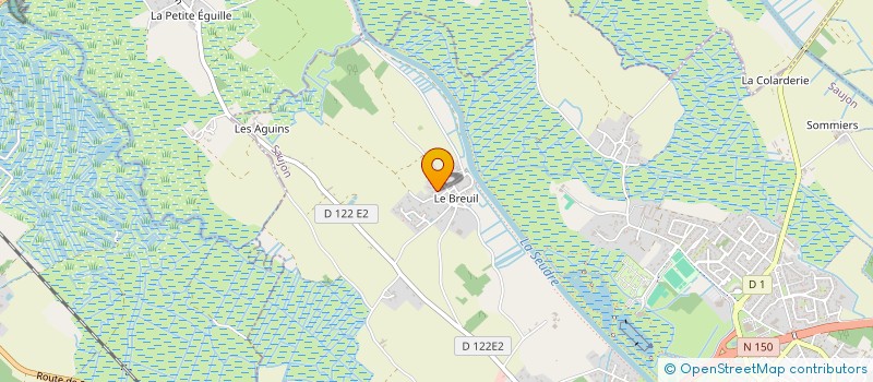 localisation de l'entreprise MONSIEUR PATRICK EWANGO  SAUJON