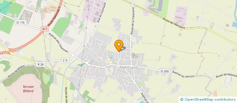 localisation de l'entreprise MONSIEUR PATRICK EYNARD  MALISSARD