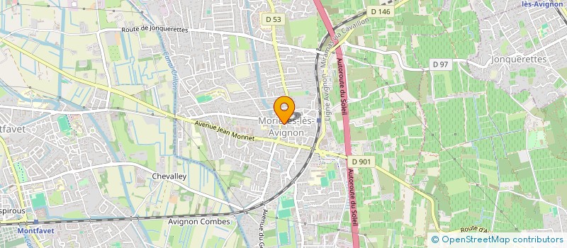 localisation de l'entreprise MONSIEUR PATRICK FABRE  MORIERES-LES-AVIGNON