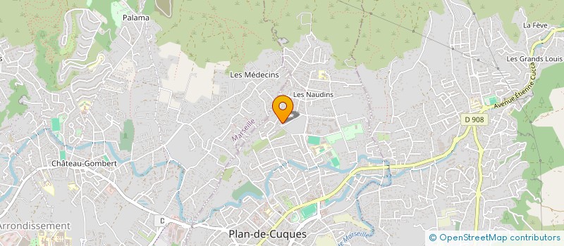 localisation de l'entreprise MONSIEUR PATRICK FABRIS  PLAN-DE-CUQUES