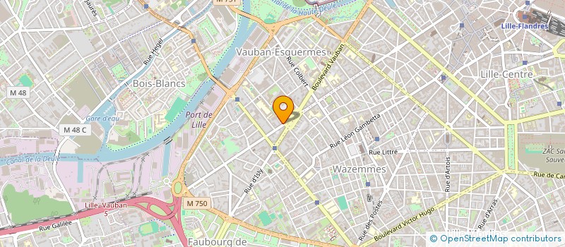 localisation de l'entreprise MONSIEUR PATRICK FAIDERBE à LILLE