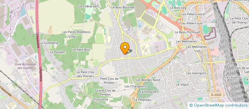 localisation de l'entreprise MONSIEUR PATRICK FAION à SARAN