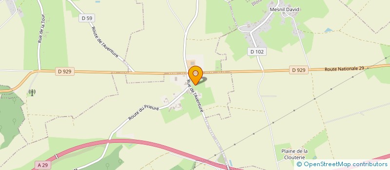 localisation de l'entreprise MONSIEUR PATRICK FALAIZE  FLAMETS-FRETILS