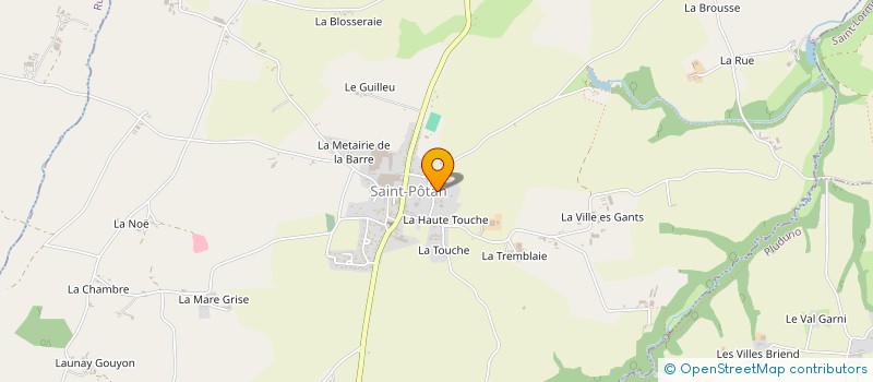 localisation de l'entreprise MONSIEUR PATRICK FANOUILLERE à SAINT-POTAN