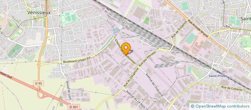 localisation de l'entreprise MONSIEUR PATRICK FARADON  VENISSIEUX