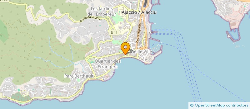 localisation de l'entreprise MONSIEUR PATRICK FARINACCI à AJACCIO
