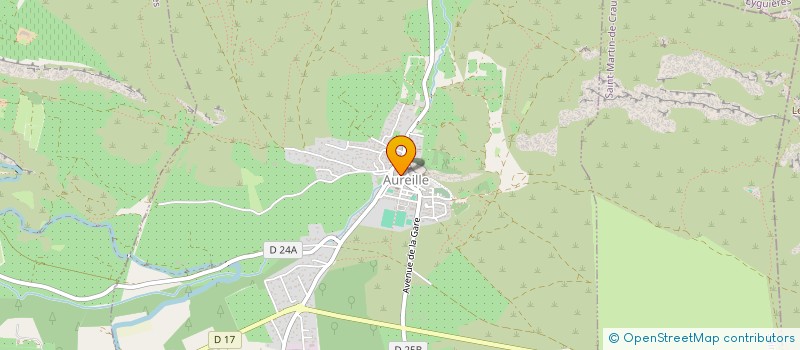 localisation de l'entreprise MONSIEUR PATRICK FAURE  AUREILLE