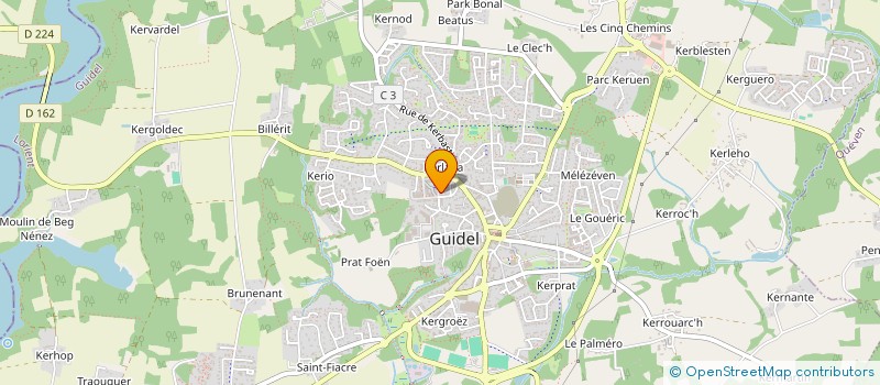 localisation de l'entreprise MONSIEUR PATRICK FAURE à GUIDEL