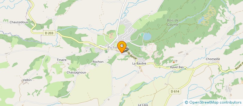 localisation de l'entreprise MONSIEUR PATRICK FAURE  PICHERANDE