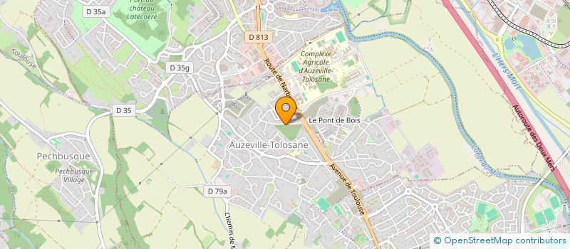 localisation de l'entreprise MONSIEUR PATRICK FAUROUX  AUZEVILLE-TOLOSANE