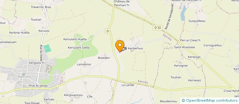 localisation de l'entreprise MONSIEUR PATRICK FAVE  KERNILIS